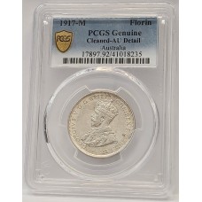 AUSTRALIA 1917 . FLORIN . GENUINE